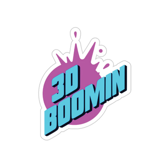 3DBoomin Die-Cut Stickers